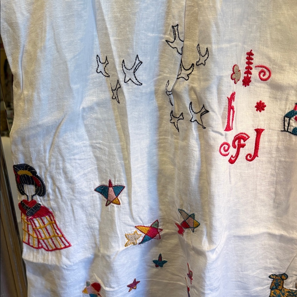 Johnny Was Dress with Detailed Unique Embroidery XL - Picture 11 of 13